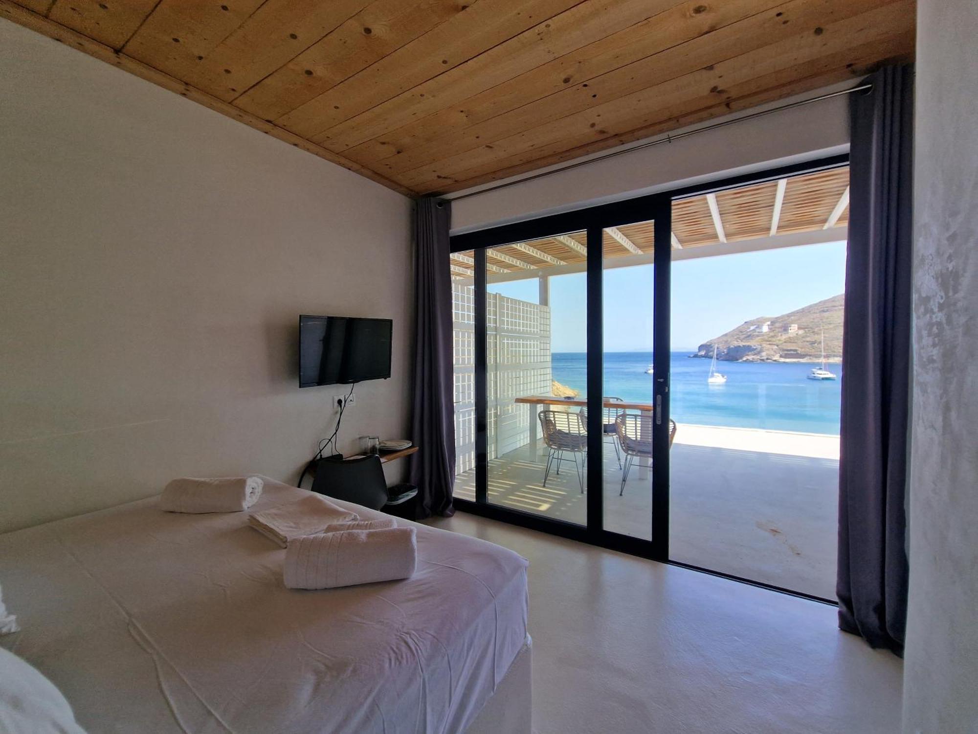 Spathi Beach Suites Kea Habitación foto