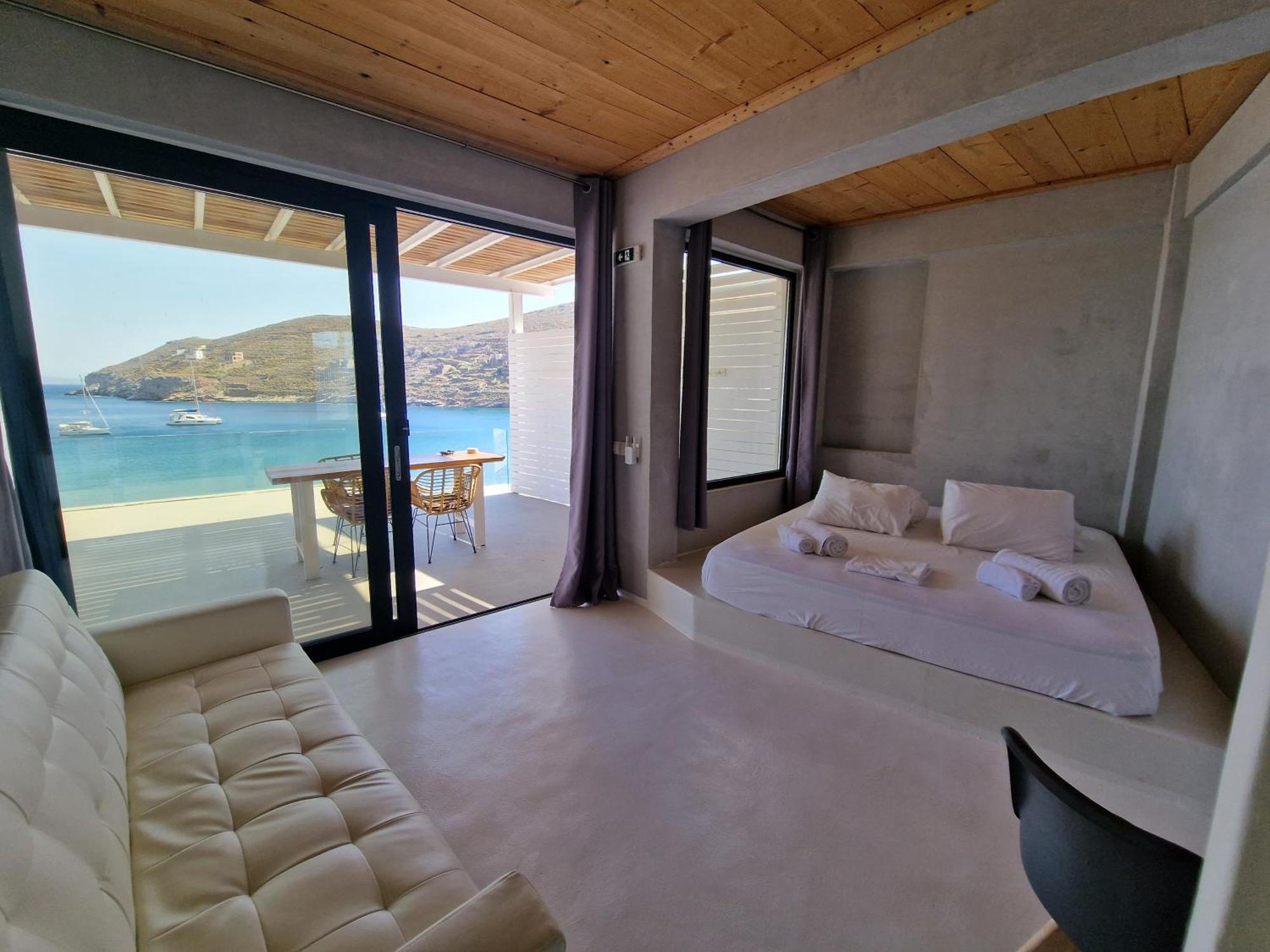 Spathi Beach Suites Kea Habitación foto