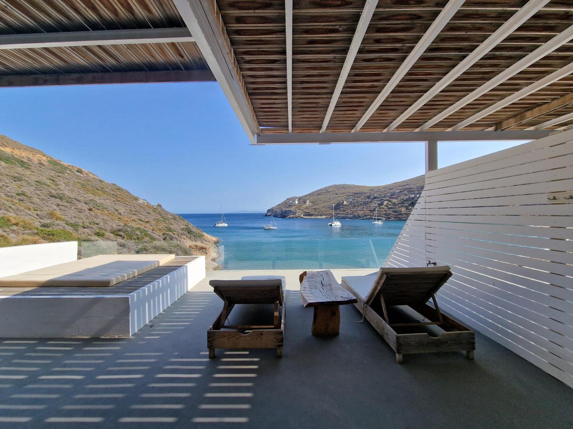 Spathi Beach Suites Kea Habitación foto