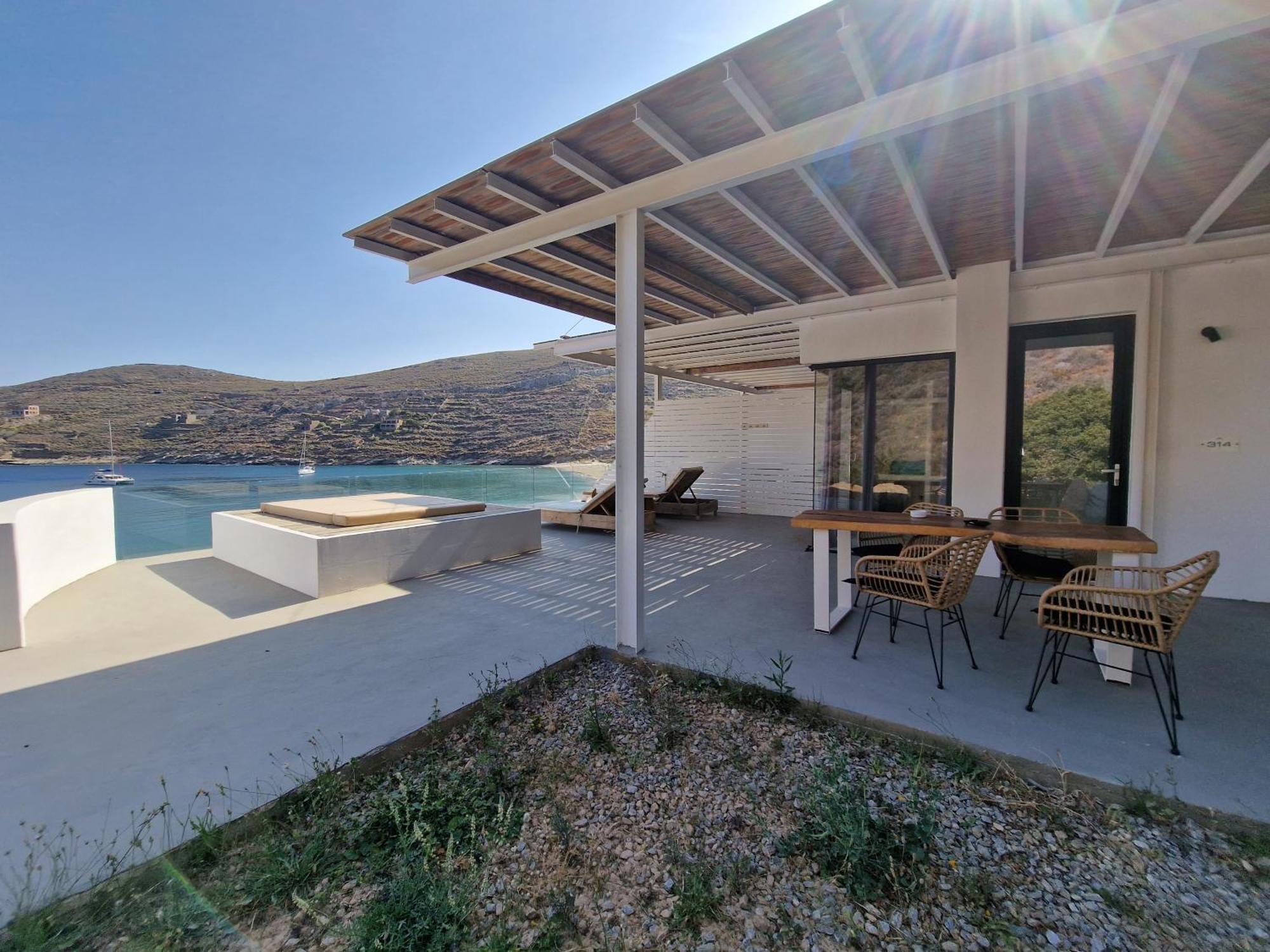 Spathi Beach Suites Kea Habitación foto